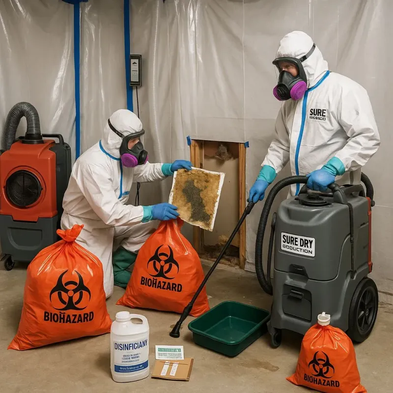 Contaminated Water Handling Protocols process in Bamberg, SC